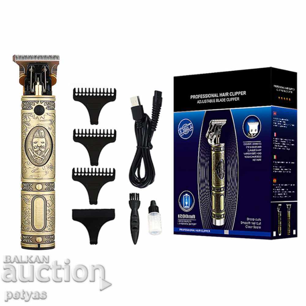 ENGRAVED PROFESSIONAL HAIR AND BEARD TRIMMER KEMEI-1974A