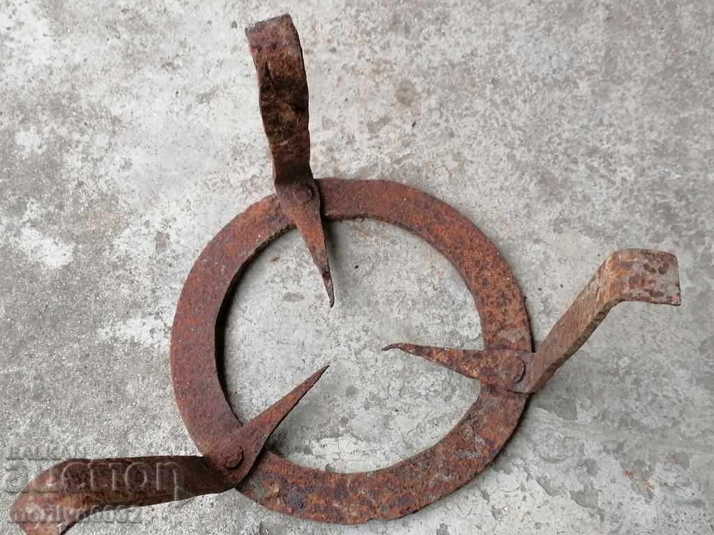 Auction Antique wrought iron stove, hearth, grill, wrought iron fire pit Auction Antique wrought iron stove, hearth, grill, wrought iron fire pit