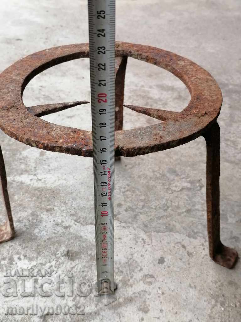 Antique wrought iron stove, hearth, grill, wrought iron fire pit - 6 Antique wrought iron stove, hearth, grill, wrought iron fire pit - 6