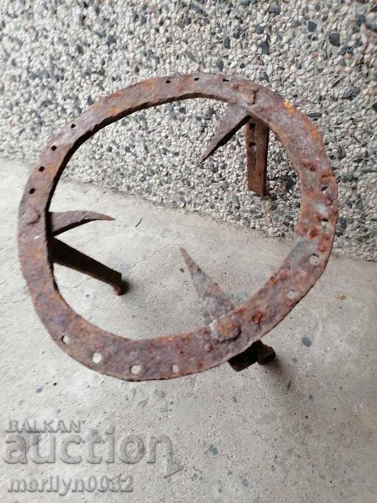 Antique wrought iron stove, hearth, grill, wrought iron fire pit - 6 Antique wrought iron stove, hearth, grill, wrought iron fire pit - 6