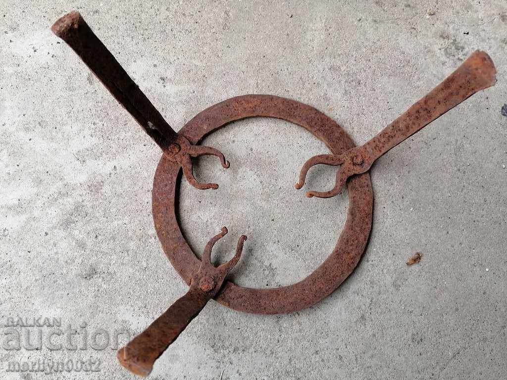 Delivery of Antique wrought iron stove, hearth, grill, wrought iron fire pit Delivery of Antique wrought iron stove, hearth, grill, wrought iron fire pit