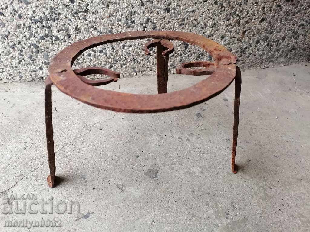 Antique wrought iron stove, hearth, grill, wrought iron fire pit - 7 Antique wrought iron stove, hearth, grill, wrought iron fire pit - 7