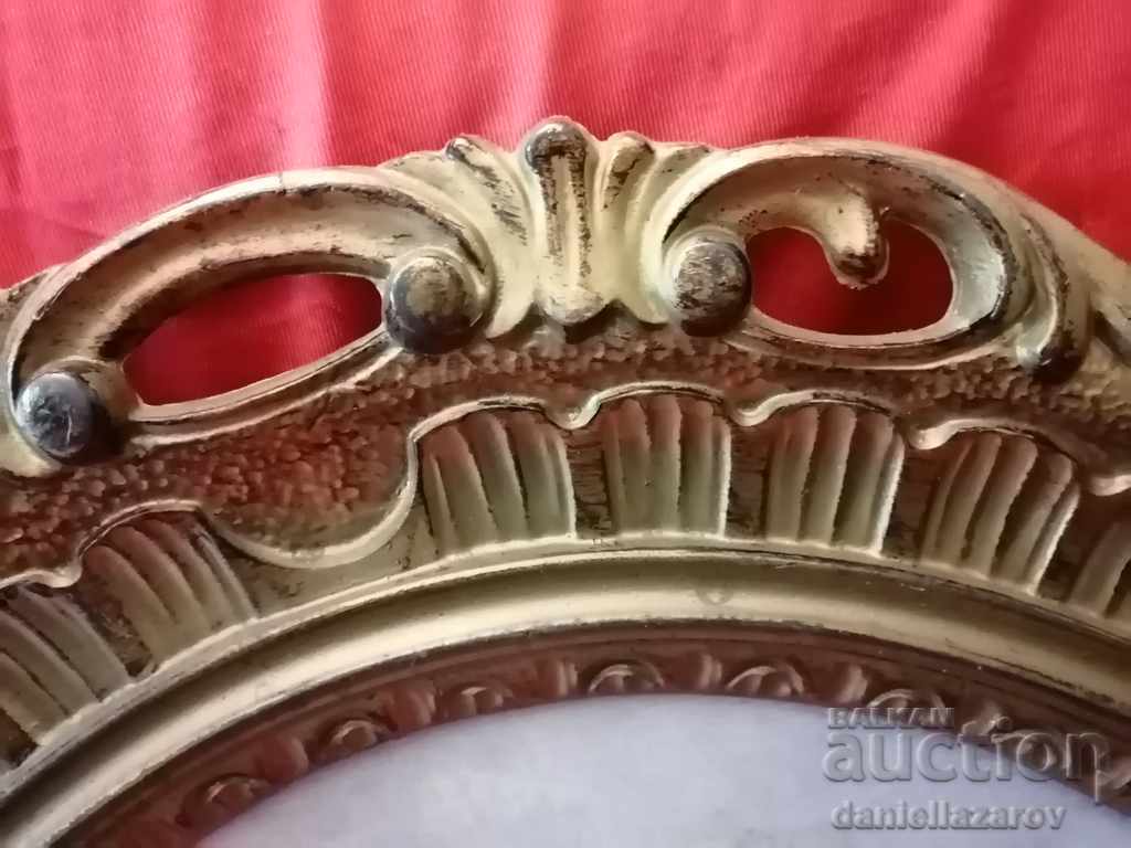 Auction Painting "The Crying Boy" Baroque Frame, Bruno Amadio Auction Painting "The Crying Boy" Baroque Frame, Bruno Amadio