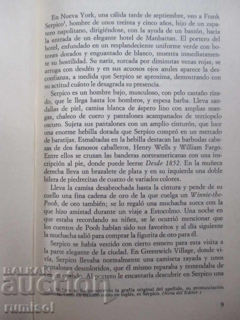 Auction Serpico - Peter Maas Auction Serpico - Peter Maas