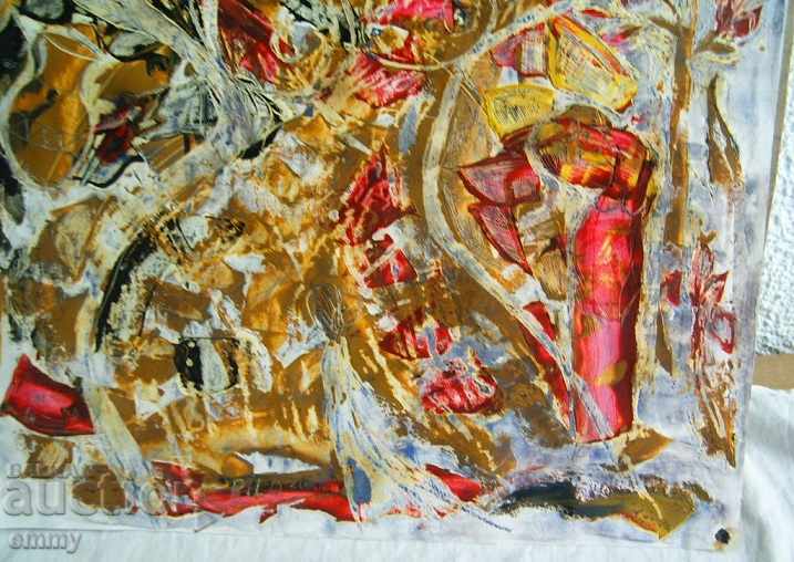 Παράδοση Υπογραφή αφηρημένης ζωγραφικής μελάνης 2001 Παράδοση Υπογραφή αφηρημένης ζωγραφικής μελάνης 2001