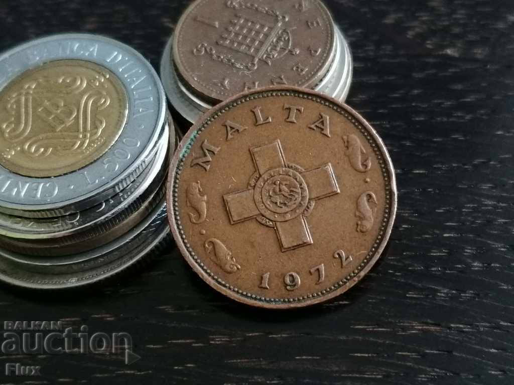 Coin - Malta - 1 cent 1972 with price 1.80 BGN | € 0.92 Coin - Malta - 1 cent 1972 with price 1.80 BGN | € 0.92