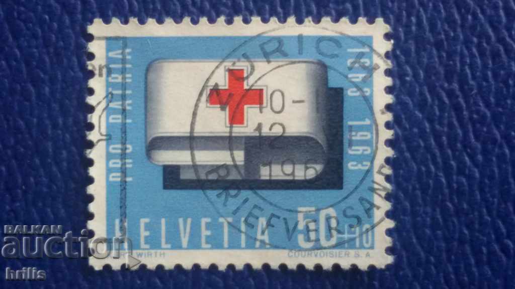 ELVETIA 1963 - Crucea rosie