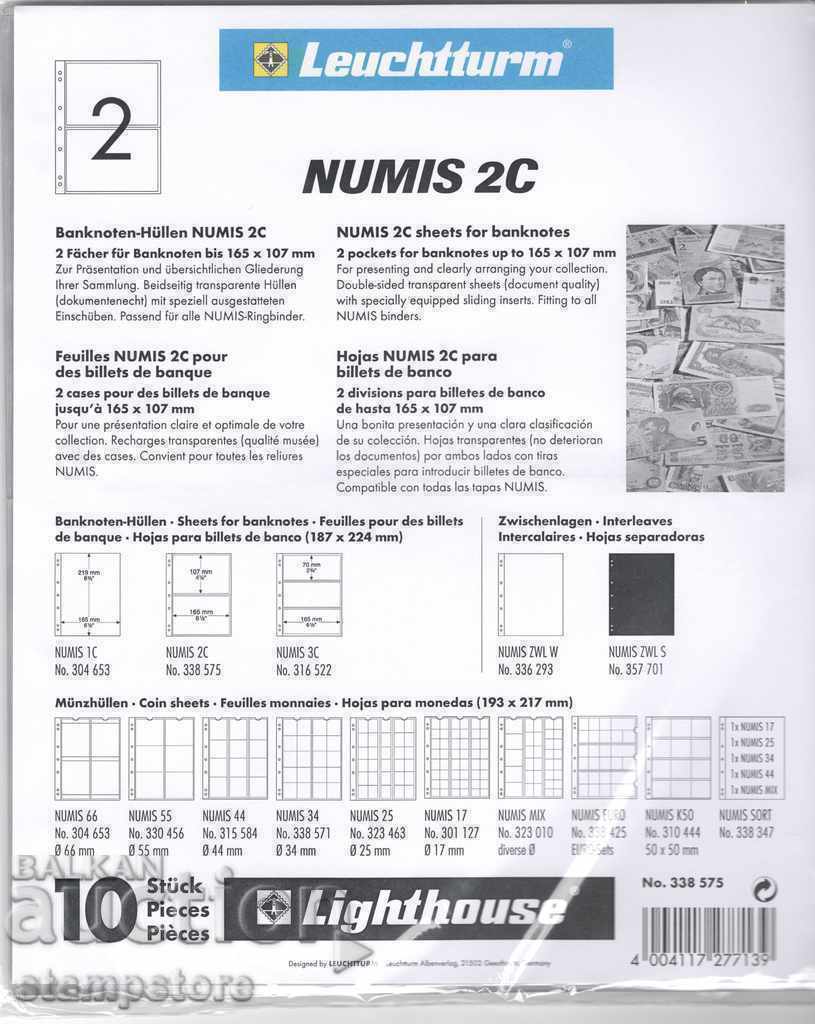 Sheets for NUMIS 2C banknotes