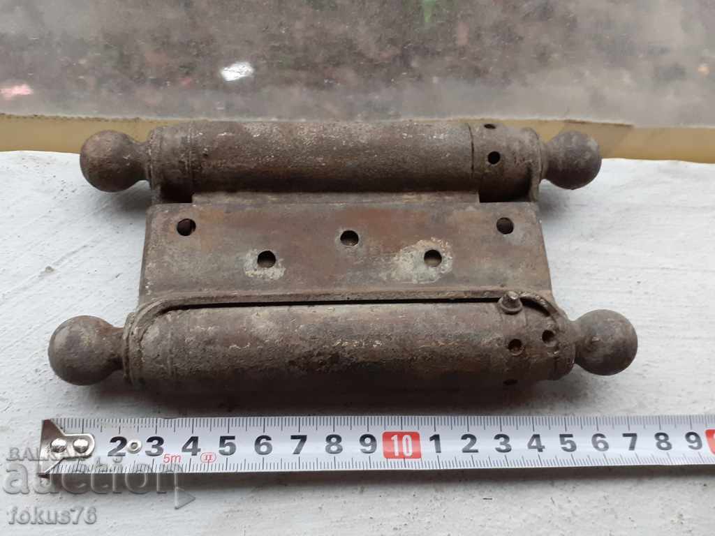 Old wrought iron hinges for the gate - 5 Old wrought iron hinges for the gate - 5