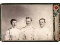 OLD PHOTO - CARDBOARD - MILITARY