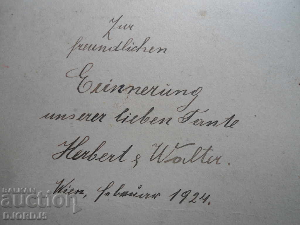 Livrarea Fotografie veche, carton, 1924 Livrarea Fotografie veche, carton, 1924