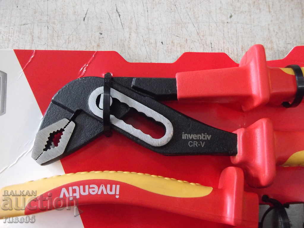 Set "INVENTIV" of 3 pcs. insulated pliers - 5 Set "INVENTIV" of 3 pcs. insulated pliers - 5