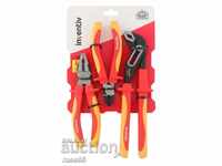Set "INVENTIV" of 3 pcs. insulated pliers