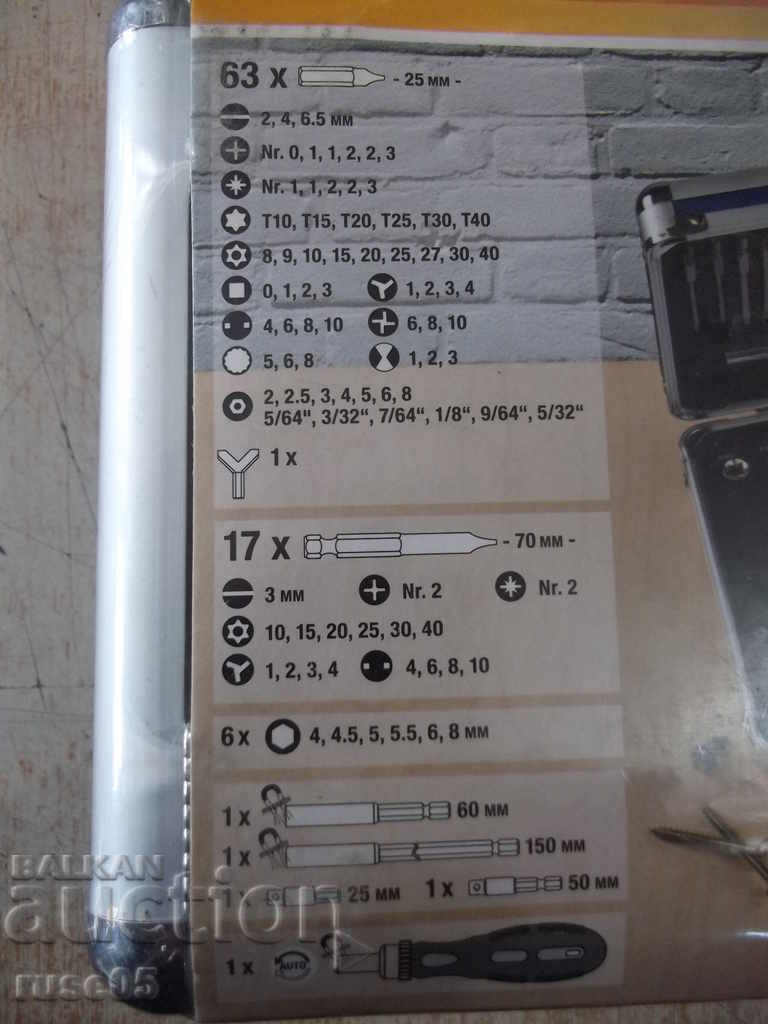 Auction Set of "KWB" tips of 92 parts Auction Set of "KWB" tips of 92 parts