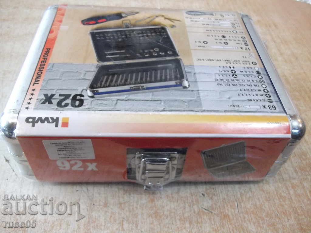 Set of "KWB" tips of 92 parts - 5 Set of "KWB" tips of 92 parts - 5