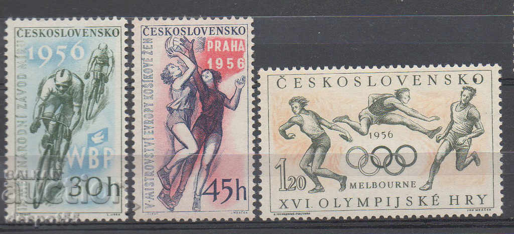 1956. Cehoslovacia. Evenimente sportive din 1956.