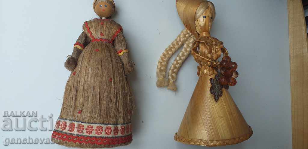 Παράδοση Σπάνιες ρωσικές κούκλες Matryoshka χειροποίητες από άχυρο