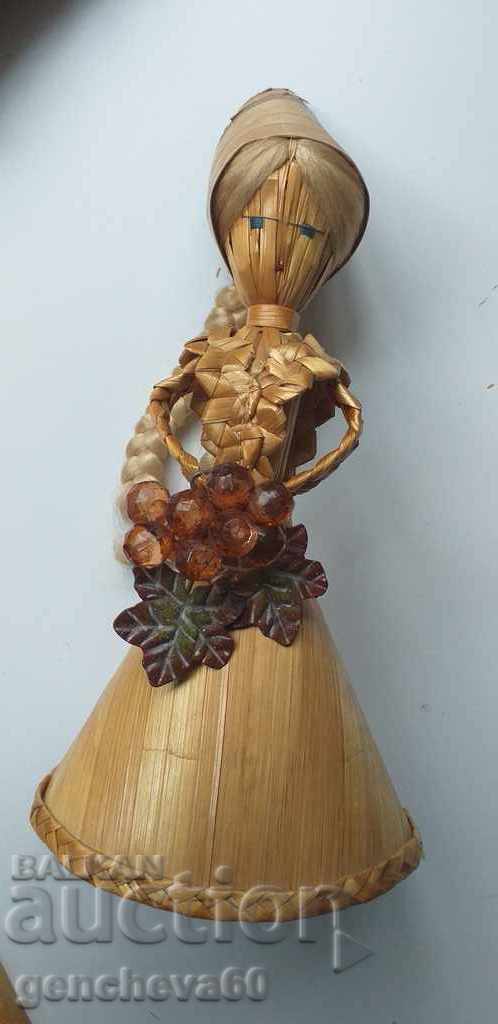 Σπάνιες ρωσικές κούκλες Matryoshka χειροποίητες από άχυρο - 6