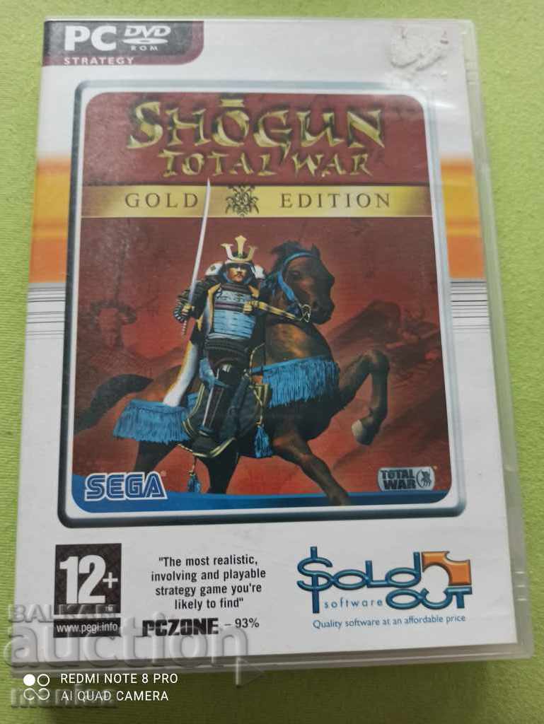 Game for PC CD ROM Shogun Total war Gold Edition