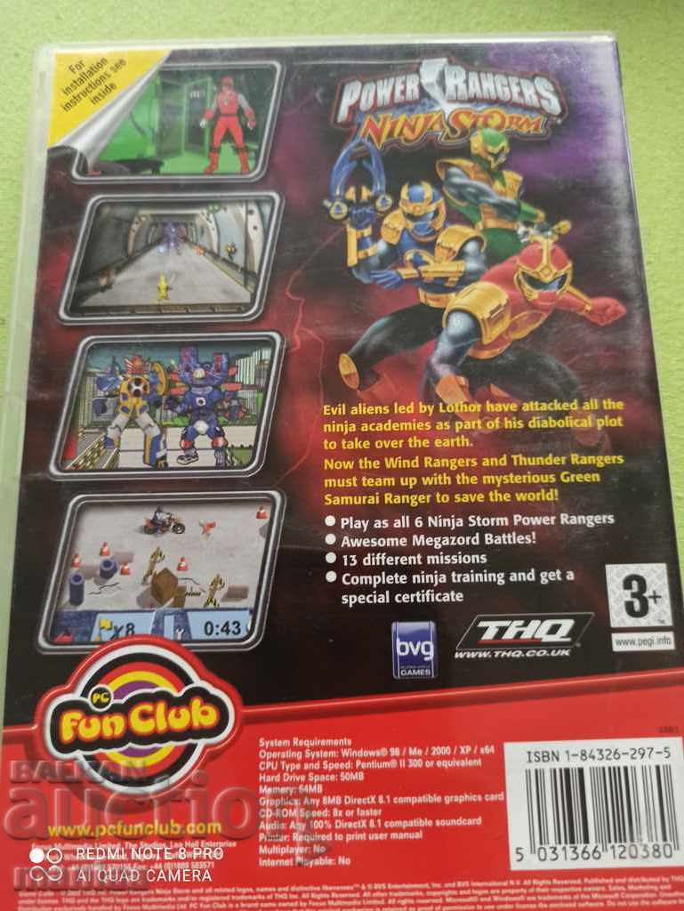 PC Game CD ROM Power Rangers Ninja Storm with price 20.00 BGN | € 10.23