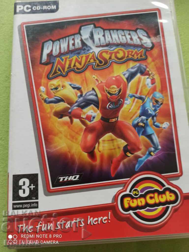PC Game CD ROM Power Rangers Ninja Storm