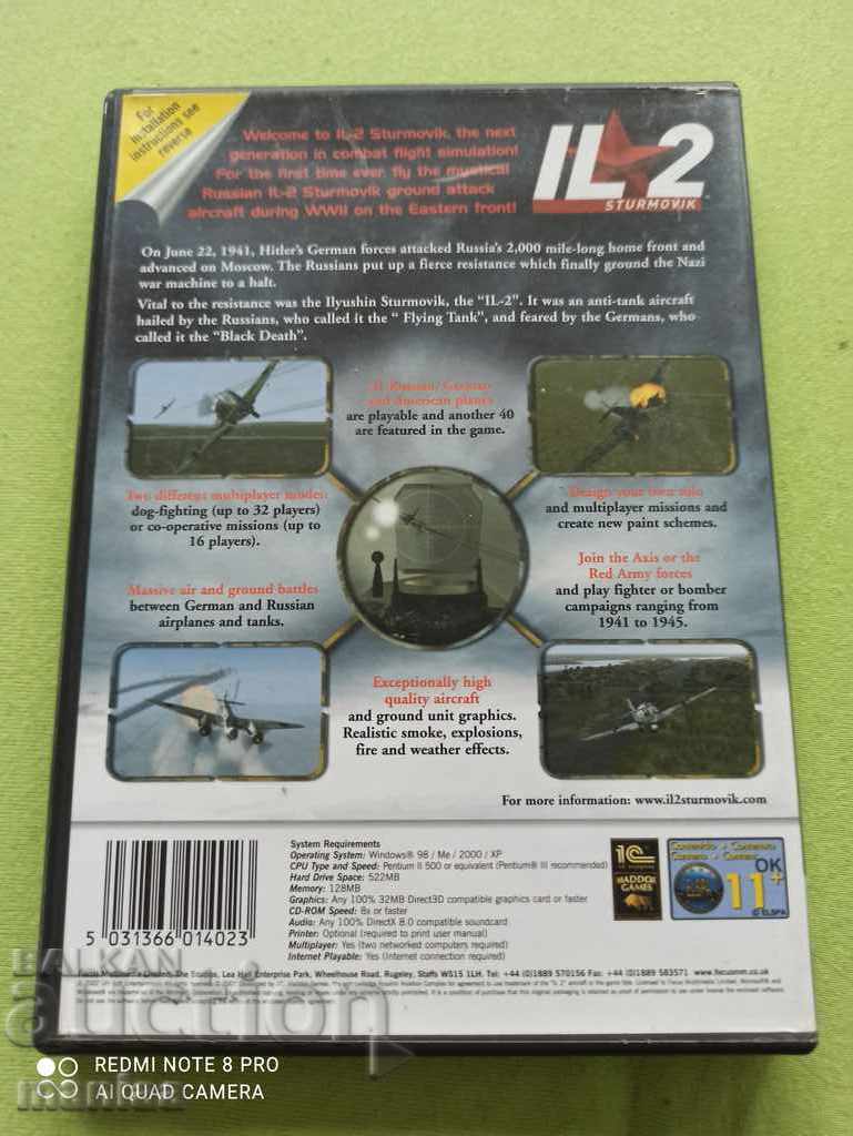 PC Game CD ROM IL-2 Sturmovik with price 20.00 BGN | € 10.23 PC Game CD ROM IL-2 Sturmovik with price 20.00 BGN | € 10.23