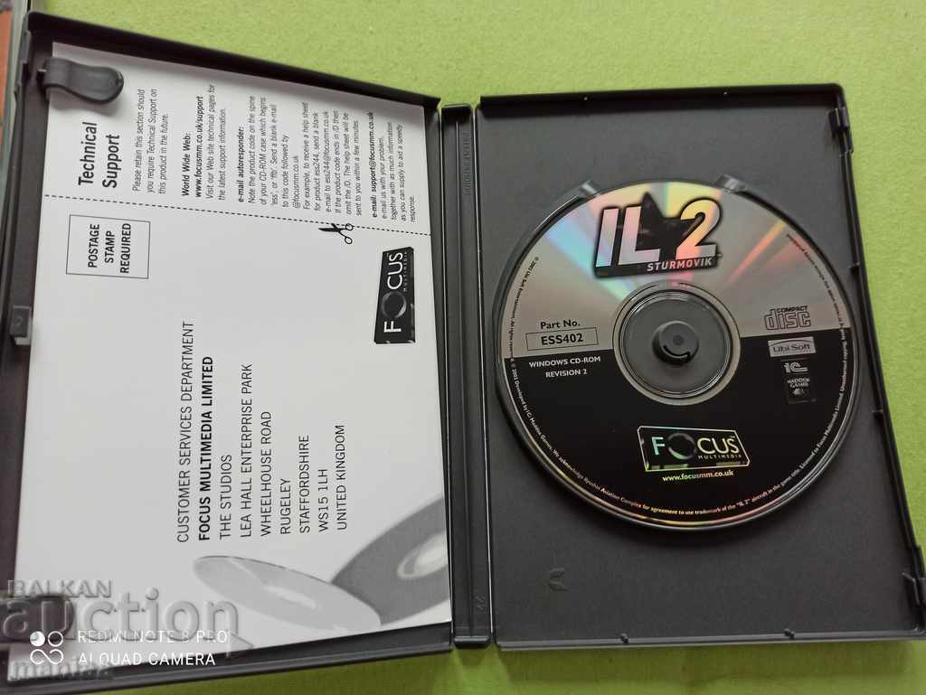 Auction PC Game CD ROM IL-2 Sturmovik Auction PC Game CD ROM IL-2 Sturmovik