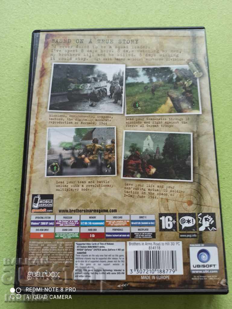 Игра за PC DVD ROM Brothers in Arms с цена 20.00 лв. | € 10.23
