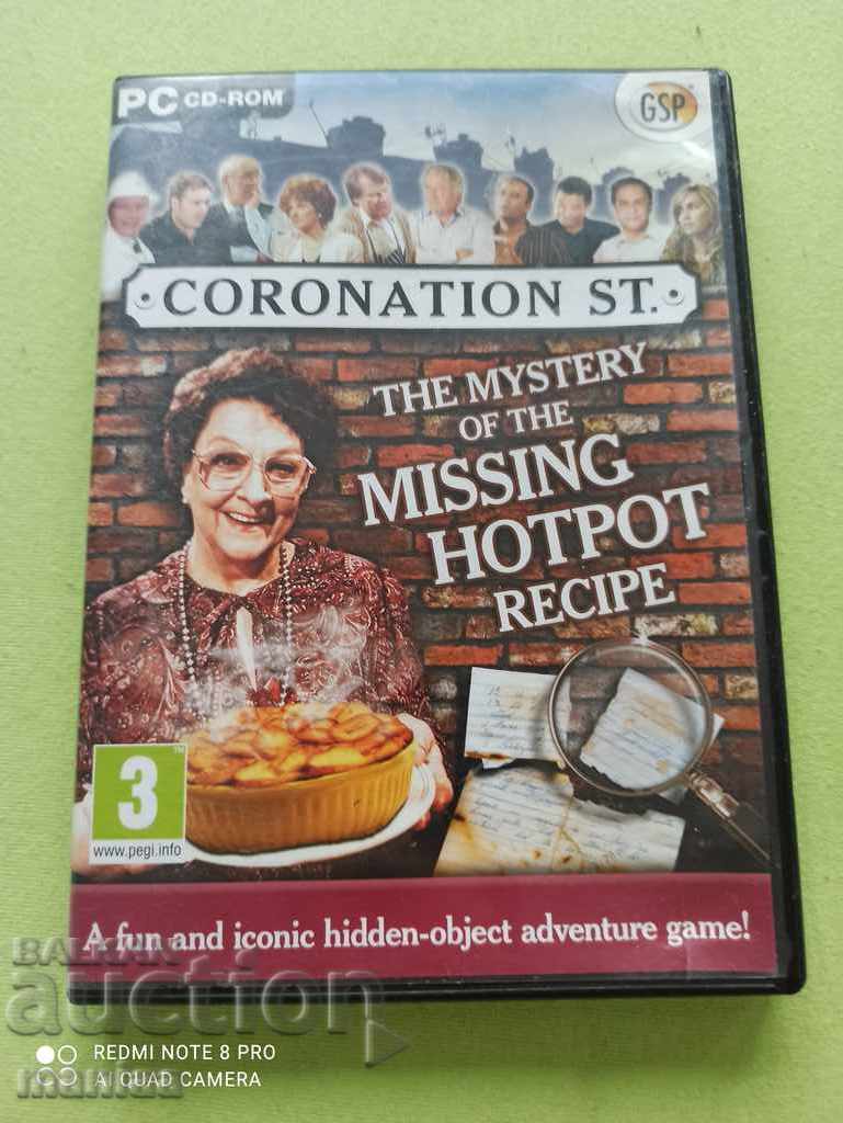 PC Game CD ROM Coronation ST PC Game CD ROM Coronation ST