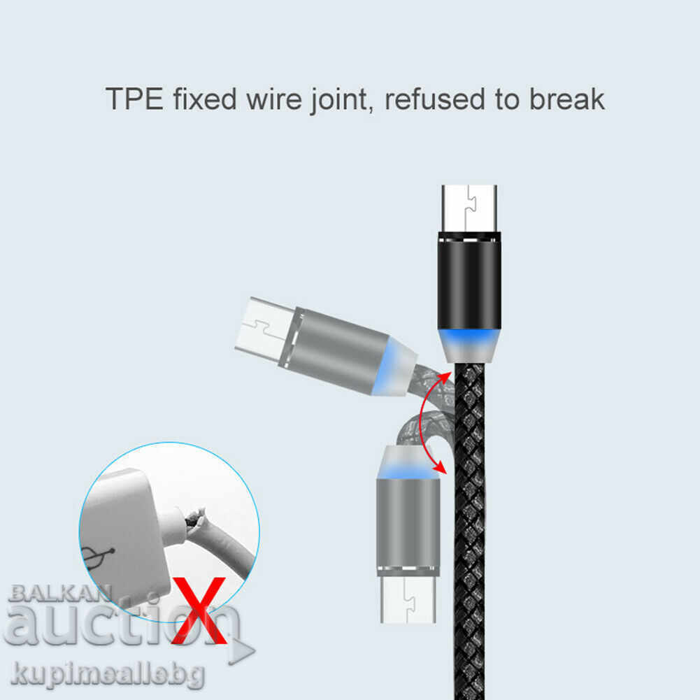 Delivery of Magnetic micro USB cable for Android with braid Delivery of Magnetic micro USB cable for Android with braid