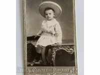 SOFIA OLD PHOTO PHOTO CARDBOARD CHILD CHILDREN'S PORTRAIT