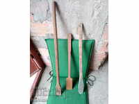 Old wooden stirrers