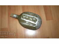 Very old military canteen aluminum