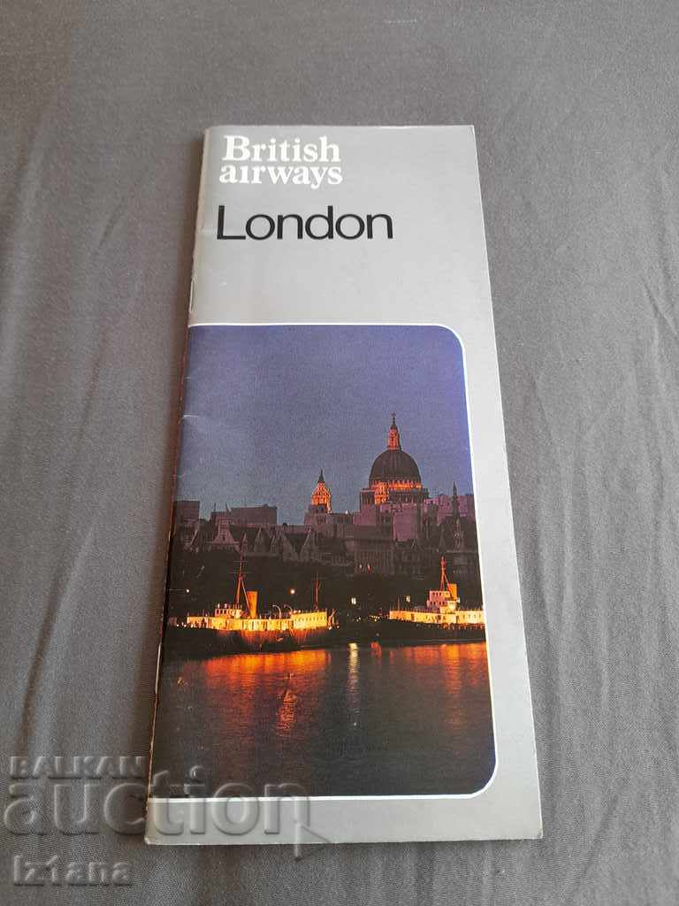 Old British Airways London brochure