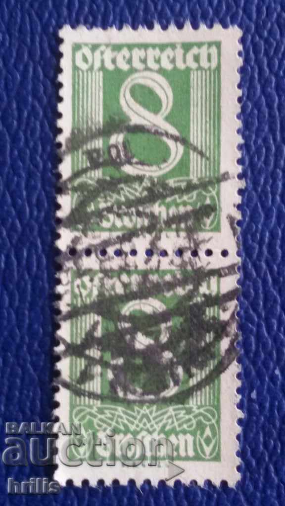 ΑΥΣΤΡΙΑ 1920/30 - 2 STAMPS X 8 ΧΡΗΜΑΤΑ