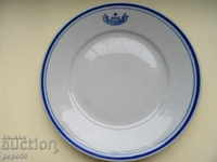PORCELAIN PLATE WITH COMPANY INSCRIPTIONS FROM SOCA - 1960