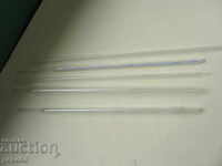 5 BUC. PIPETE DE LABORATOR DIN PERIOADA SOCIALISTĂ - 25ml, 10ml și 3x5ml./3/