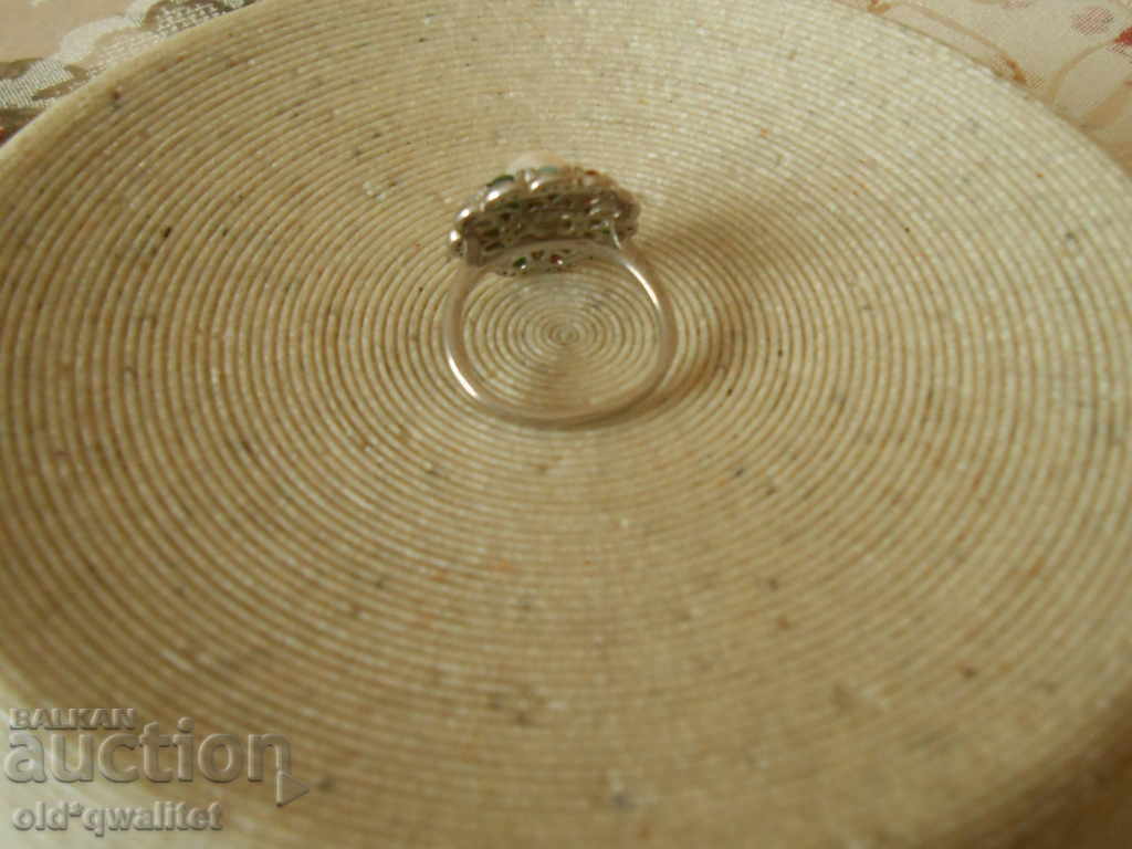 ΑΣΗΜΕΝΙΟ ΔΑΧΤΥΛΙΔΙ με όμορφες πέτρες και μαργαριτάρια, ΑΣΗΜΕΝΙΟ 925 με τιμή 167.00 BGN | € 85.39 ΑΣΗΜΕΝΙΟ ΔΑΧΤΥΛΙΔΙ με όμορφες πέτρες και μαργαριτάρια, ΑΣΗΜΕΝΙΟ 925 με τιμή 167.00 BGN | € 85.39