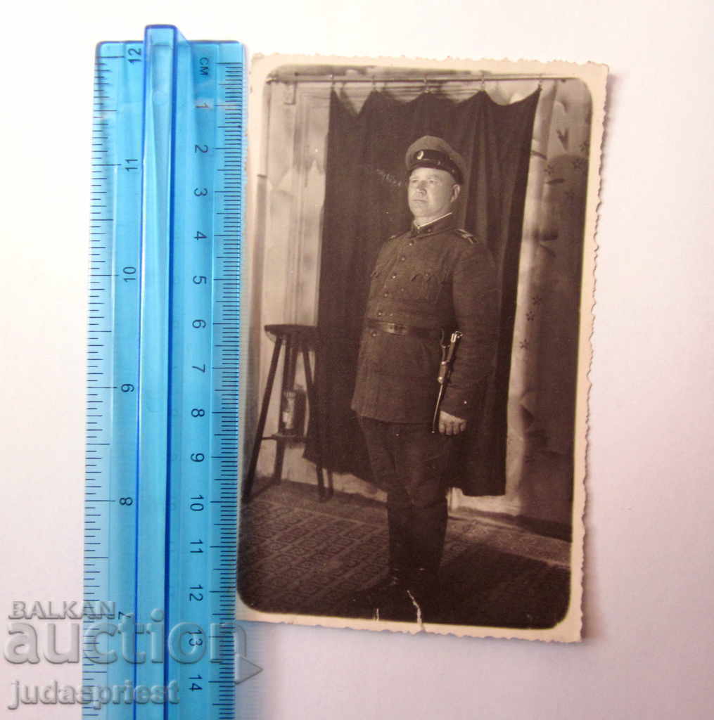 Auction First World War Photo Bulgarian non-commissioned officer with a bayonet Auction First World War Photo Bulgarian non-commissioned officer with a bayonet