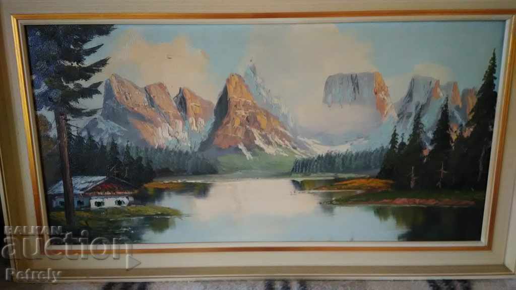 Ulei pe panza cu preț 120.00 BGN | € 61.36 Ulei pe panza cu preț 120.00 BGN | € 61.36