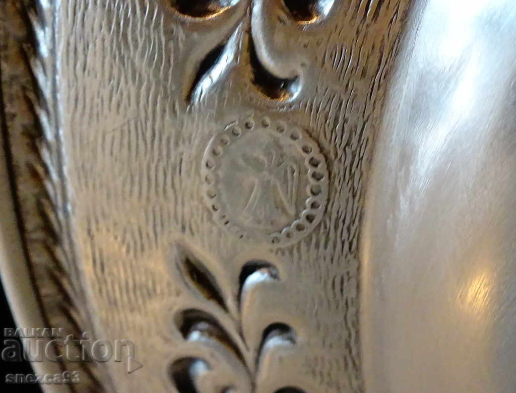 Farfurie de staniu cu imagine în relief Nuntă, Logodnă, 26 cm - 7 Farfurie de staniu cu imagine în relief Nuntă, Logodnă, 26 cm - 7