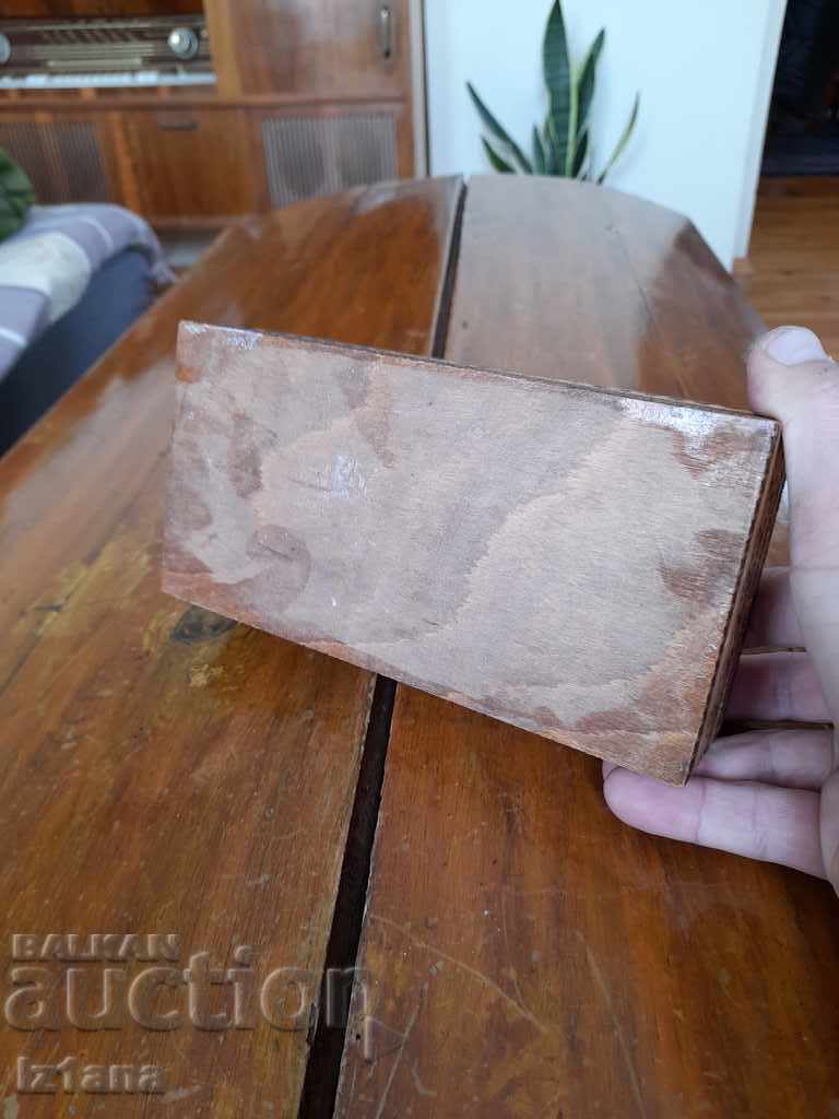 Old wooden box, travel bag - 5 Old wooden box, travel bag - 5