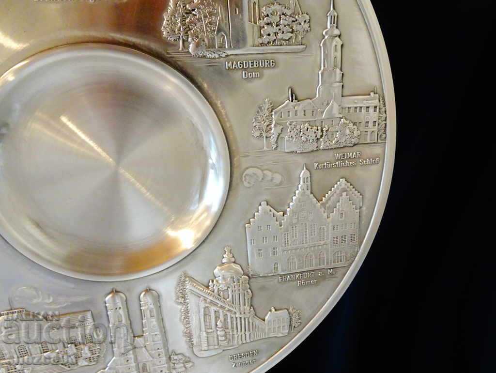 Earthenware plate, tray, panel, architecture, 500 g, 26 cm - 5 Earthenware plate, tray, panel, architecture, 500 g, 26 cm - 5