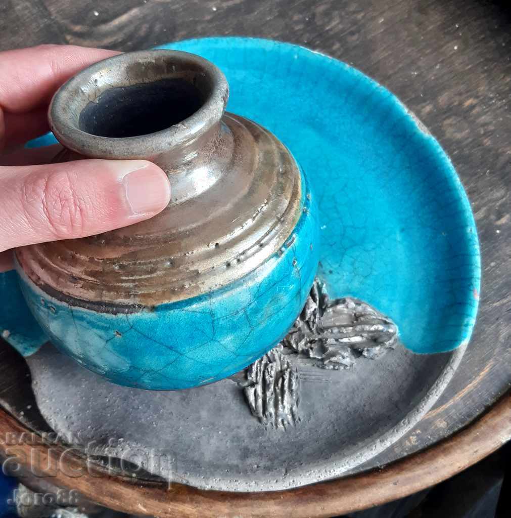 Author signed pottery for collection