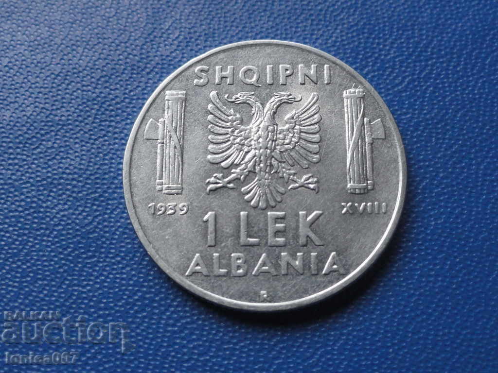 Delivery of Albania 1939 - 1 lek Delivery of Albania 1939 - 1 lek
