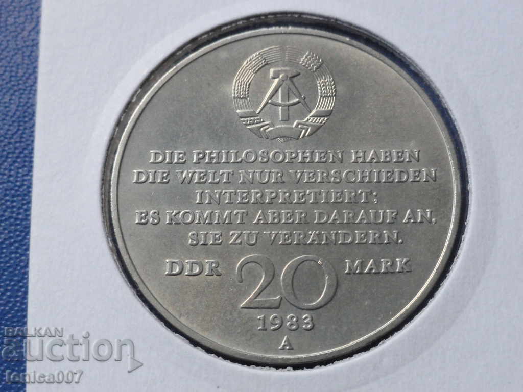 Germany (GDR) 1983 - 20 brands '' Karl Marx '' with price 16.80 BGN | € 8.59 Germany (GDR) 1983 - 20 brands '' Karl Marx '' with price 16.80 BGN | € 8.59