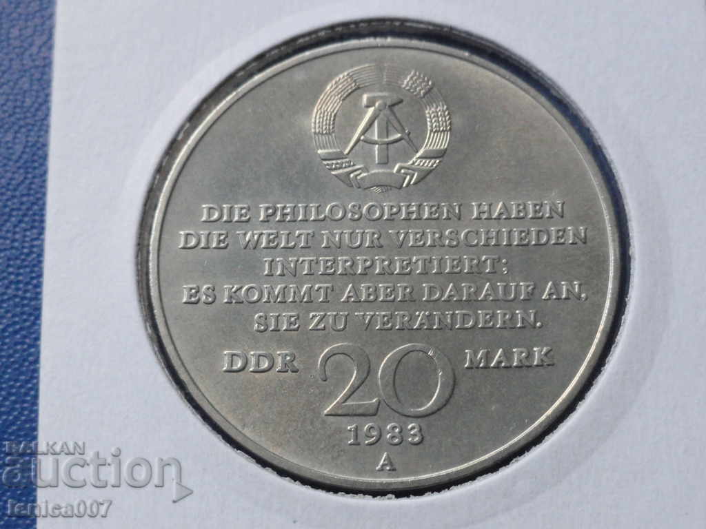 Germany (GDR) 1983 - 20 brands '' Karl Marx '' - 6 Germany (GDR) 1983 - 20 brands '' Karl Marx '' - 6