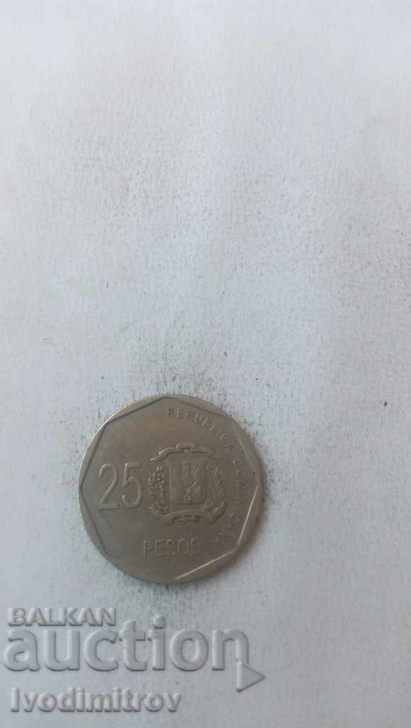 Dominican Republic 25 pesos 2010
