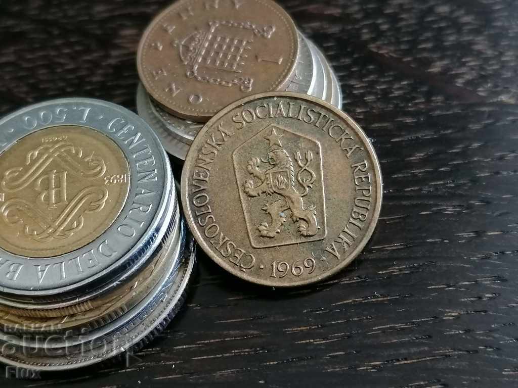 Coin - Czechoslovakia - 1 krona 1969 with price 0.90 BGN | € 0.46