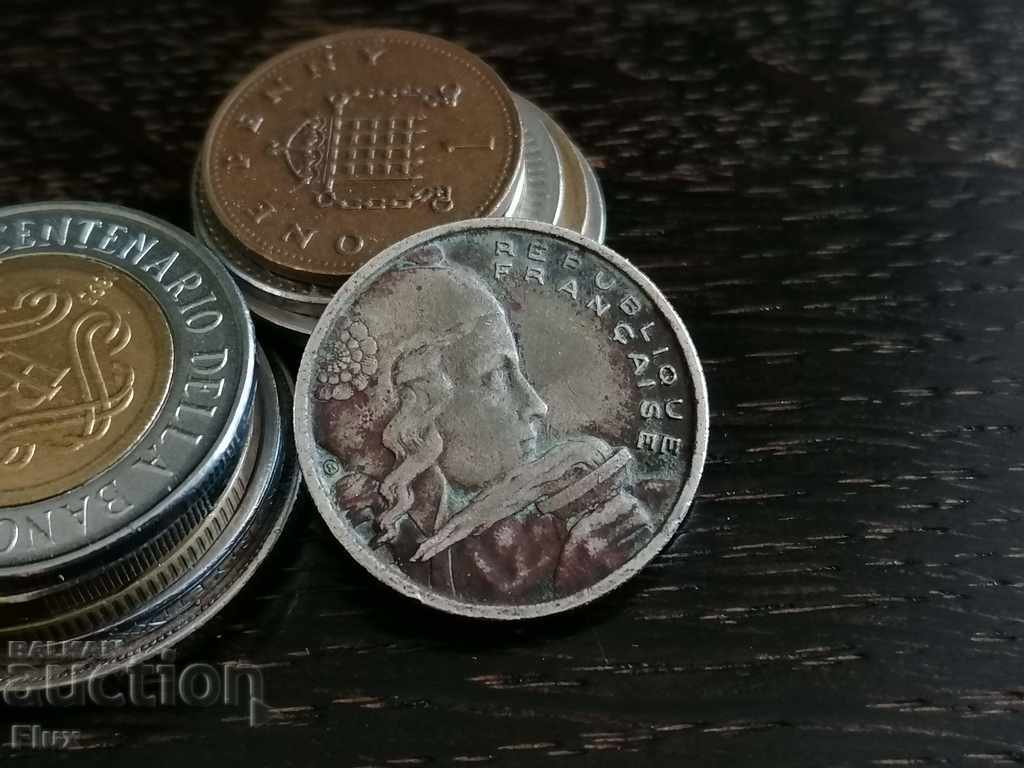 Coin - France - 100 francs 1955; series B with price 4.25 BGN | € 2.17 Coin - France - 100 francs 1955; series B with price 4.25 BGN | € 2.17